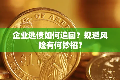武汉企业逃债如何追回？规避风险有何妙招？