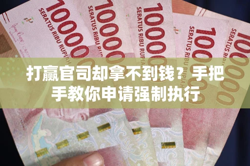 武汉打赢官司却拿不到钱？手把手教你申请强制执行