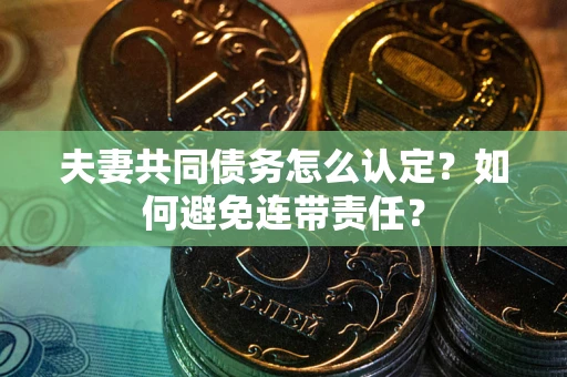武汉夫妻共同债务怎么认定？如何避免连带责任？