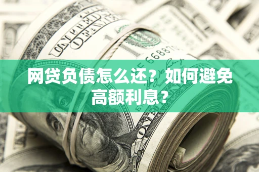 武汉网贷负债怎么还？如何避免高额利息？