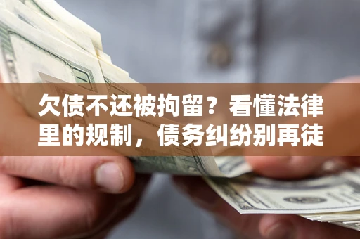 武汉欠债不还被拘留？看懂法律里的规制，债务纠纷别再徒劳奔波