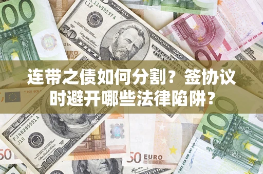 武汉连带之债如何分割？签协议时避开哪些法律陷阱？