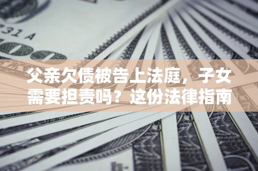 武汉父亲欠债被告上法庭，子女需要担责吗？这份法律指南必须看完