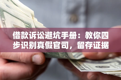 武汉借款诉讼避坑手册：教你四步识别真假官司，留存证据不踩雷