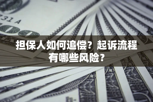 武汉担保人如何追偿？起诉流程有哪些风险？