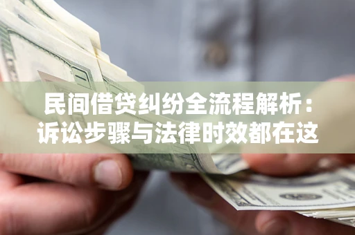 武汉民间借贷纠纷全流程解析：诉讼步骤与法律时效都在这儿了