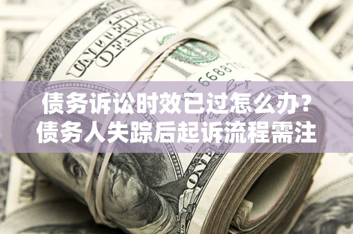 武汉债务诉讼时效已过怎么办？债务人失踪后起诉流程需注意什么？