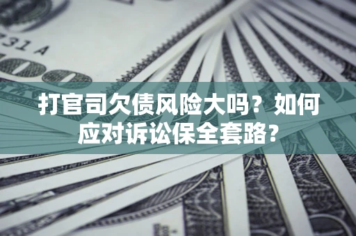 武汉打官司欠债风险大吗？如何应对诉讼保全套路？