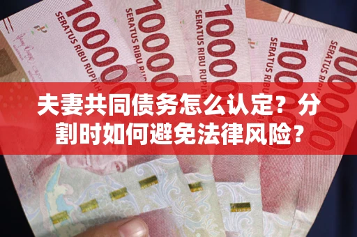 武汉夫妻共同债务怎么认定？分割时如何避免法律风险？