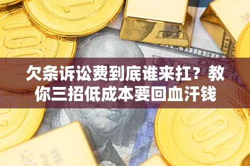 武汉欠条诉讼费到底谁来扛？教你三招低成本要回血汗钱